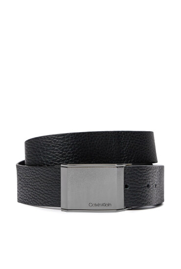 Calvin Klein Мъжки колан Beveled Plaque Pb 35Mm K50K510219 Черен - Mera.bg