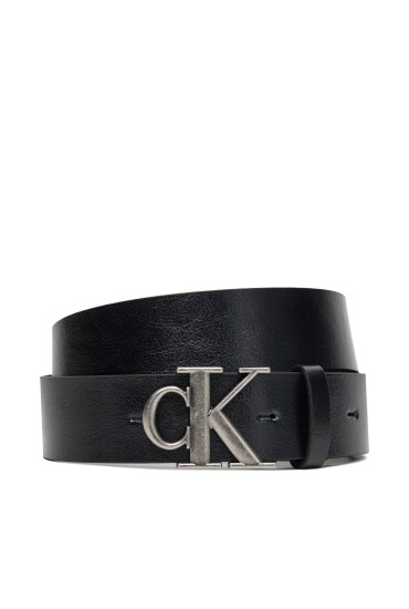 Calvin Klein Мъжки колан Ck Buckle Tumbled 35Mm LV04D7016G Черен - Mera.bg