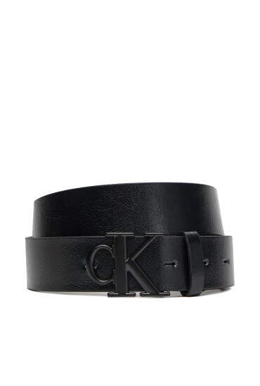 Calvin Klein Мъжки колан Ck Buckle Tumbled 35Mm LV04D7016G Черен - Mera.bg