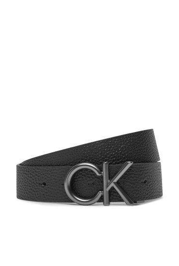 Calvin Klein Мъжки колан Ck Hallmark Logo 35Mm Adj LV04D7035G Черен - Mera.bg
