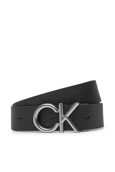 Calvin Klein Мъжки колан Ck Hallmark Logo 35Mm Adj LV04D7035G Черен - Mera.bg
