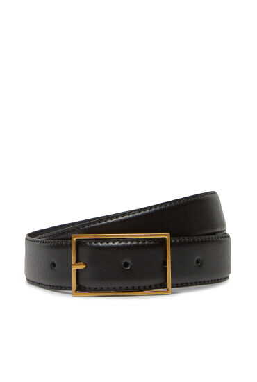 Calvin Klein Мъжки колан Classic Buckle Belt 30Mm LV04D7014G Черен - Mera.bg