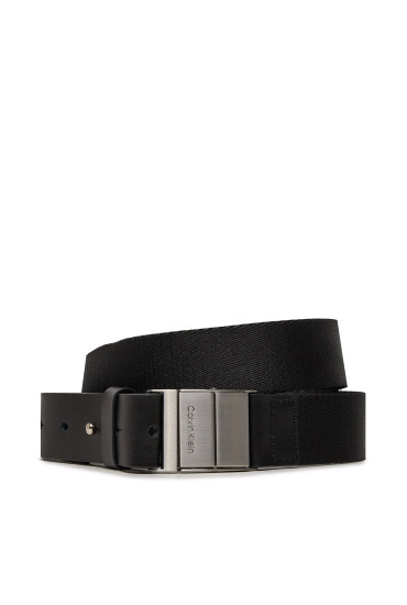 Calvin Klein Мъжки колан Iconic Plaque K50K510954 Черен - Mera.bg