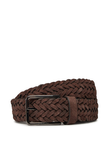 Calvin Klein Мъжки колан Warmth Braided Suede 35Mm K50K512841 Кафяв - Mera.bg