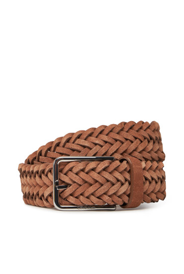 Calvin Klein Мъжки колан Warmth Braided Suede 35Mm K50K512841 Кафяв - Mera.bg