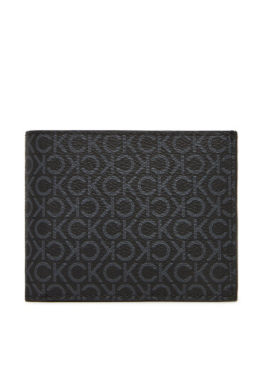 Calvin Klein Мъжки портфейл Ck Must Mono Billfold W/ Coin LV04D1038G Черен - Mera.bg