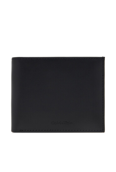 Calvin Klein Мъжки портфейл Ck Premium Bifold 5Cc W/Coin K50K512923 Черен - Mera.bg