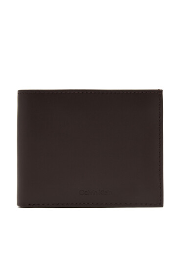 Calvin Klein Портфейл Ck Premium Bifold 5Cc W/Coin K50K512923 Кафяв - Mera.bg