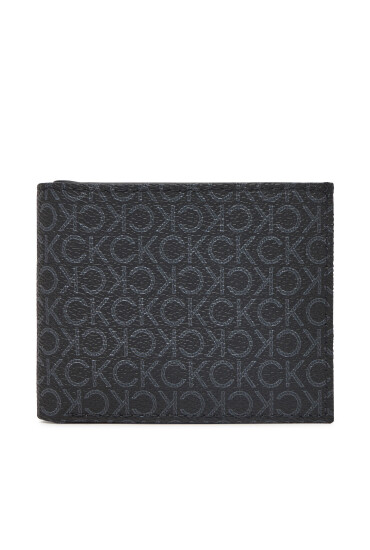 Calvin Klein Мъжки портфейл Classic Mono Bifold 5Cc W/Coin K50K512845 Черен - Mera.bg