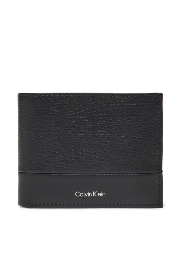 Calvin Klein Мъжки портфейл Subtle Mix Trifold 10Cc W/Coin K50K512847 Черен - Mera.bg