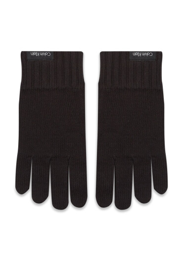 Calvin Klein Мъжки ръкавици Classic Cotton Rib Gloves K50K511011 Черен - Mera.bg