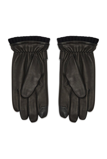 Calvin Klein Мъжки ръкавици Leather Rivet Gloves K50K507425 Черен - Mera.bg