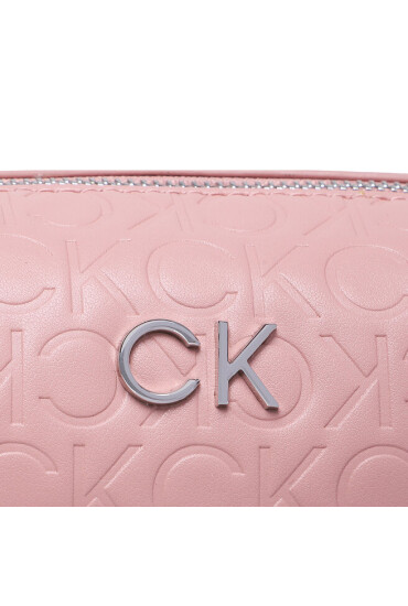 Calvin Klein Несесер Re-Lock Cosmetic Pouch Em Mono K60K610261 Розов - Mera.bg