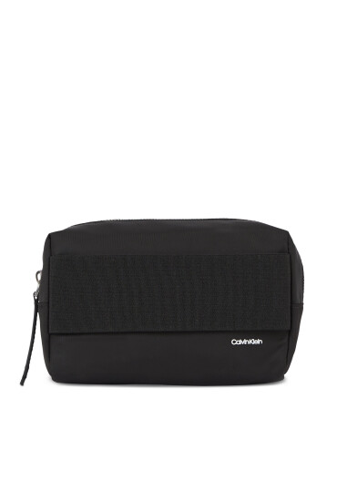 Calvin Klein Несесер Wide Strap Nylon Washbag K60K611093 Черен - Mera.bg