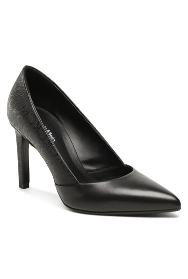 Calvin Klein Обувки на ток Ess Stiletto Pump 90 - Epi Mn Mx HW0HW01737 Ck Black BEH - Mera.bg
