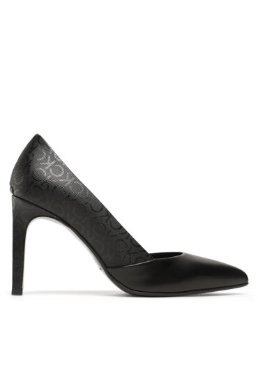 Calvin Klein Обувки на ток Ess Stiletto Pump 90 - Epi Mn Mx HW0HW01737 Ck Black BEH - Mera.bg