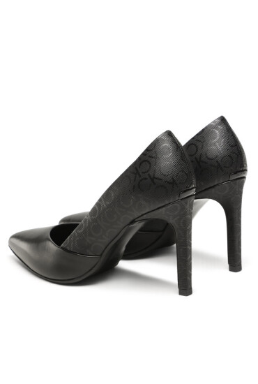Calvin Klein Обувки на ток Ess Stiletto Pump 90 - Epi Mn Mx HW0HW01737 Ck Black BEH - Mera.bg