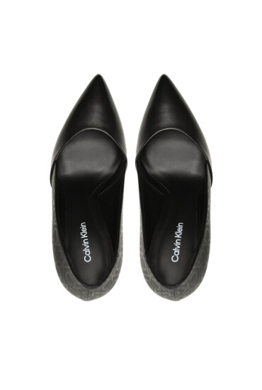 Calvin Klein Обувки на ток Ess Stiletto Pump 90 - Epi Mn Mx HW0HW01737 Ck Black BEH - Mera.bg