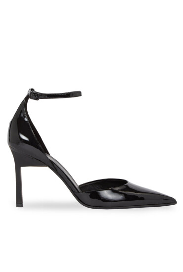 Calvin Klein Обувки Geo Stil Pump W Ankl Strp 90-Pat HW0HW01826 Ck Black BEH - Mera.bg
