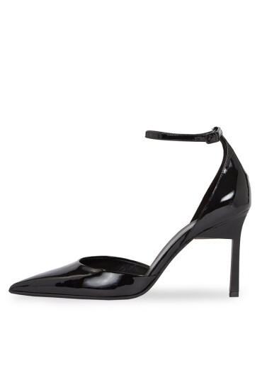 Calvin Klein Обувки Geo Stil Pump W Ankl Strp 90-Pat HW0HW01826 Ck Black BEH - Mera.bg