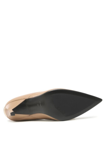 Calvin Klein Обувки на ток Geo Stiletto Pump 90 HW0HW01346 Safari Canvas RBC - Mera.bg