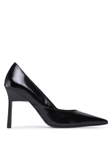 Calvin Klein Обувки на ток Geo Stiletto Pump HW0HW01638 Ck Black BAX - Mera.bg