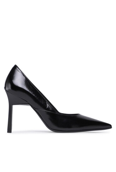 Calvin Klein Обувки на ток Geo Stiletto Pump HW0HW01638 Ck Black BAX - Mera.bg