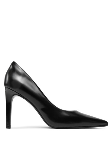 Calvin Klein Обувки на ток Heel Pump 90 - Brush L HW0HW02263 Черен - Mera.bg