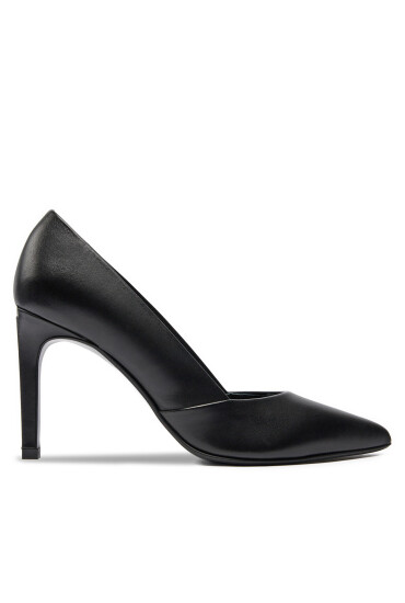 Calvin Klein Обувки на ток Heel Pump 90 Leather HW0HW01928 Черен - Mera.bg