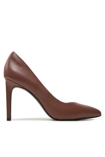 Calvin Klein Обувки на ток Heel Pump HW0HW02171 Кафяв - Mera.bg