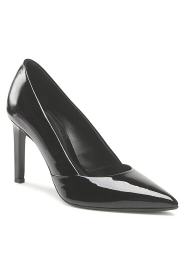 Calvin Klein Обувки на ток Stiletto Pump 90 - Patent HW0HW01633 Черен - Mera.bg