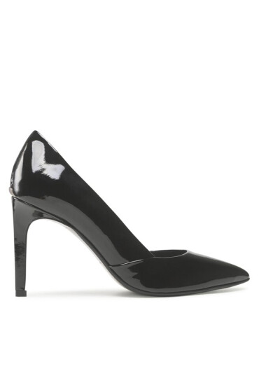 Calvin Klein Обувки на ток Stiletto Pump 90 - Patent HW0HW01633 Черен - Mera.bg