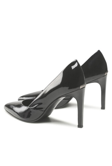 Calvin Klein Обувки на ток Stiletto Pump 90 - Patent HW0HW01633 Черен - Mera.bg
