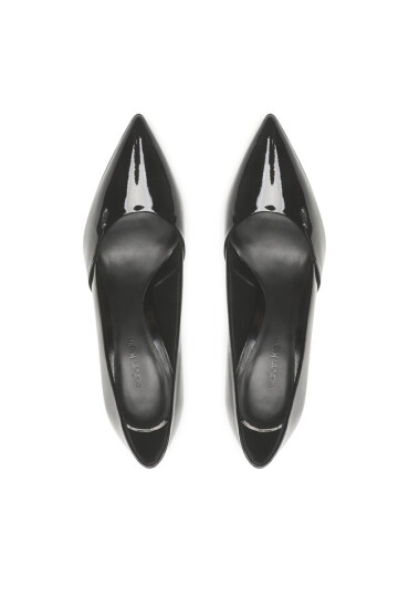 Calvin Klein Обувки на ток Stiletto Pump 90 - Patent HW0HW01633 Черен - Mera.bg