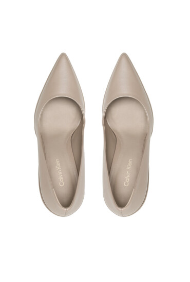 Calvin Klein Обувки на ток Wrap Stil Classic Pump 90-Pearl HW0HW01734 Medium Taupe RAZ - Mera.bg