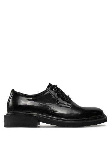 Calvin Klein Обувки Postman Derby Pat HM0HM01685 Черен - Mera.bg