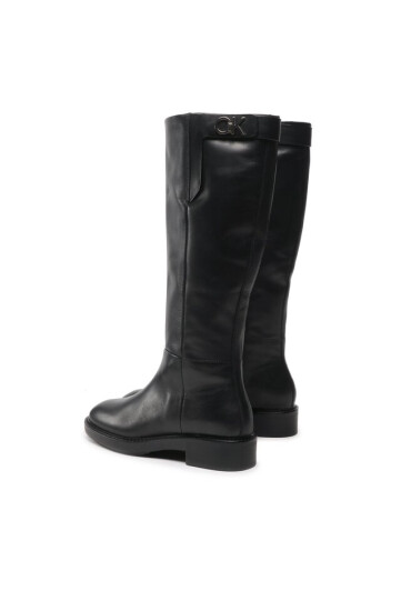 Calvin Klein Офицерки Rubber Sole Knee Boot W Hw HW0HW01255 Черен - Mera.bg