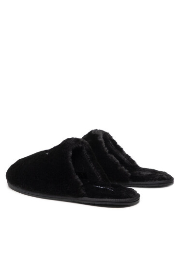 Calvin Klein Пантофи Slipper Mule Fur HW0HW00636 Ck Black BAX - Mera.bg