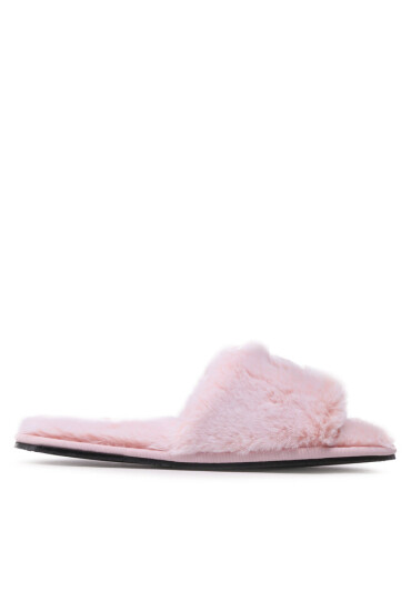 Calvin Klein Пантофи Slipper Sandal Fur HW0HW01226 Розов - Mera.bg