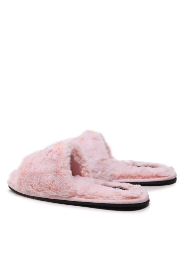 Calvin Klein Пантофи Slipper Sandal Fur HW0HW01226 Розов - Mera.bg