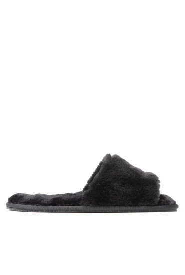 Calvin Klein Пантофи Slipper Sandal Fur HW0HW00634 Черен - Mera.bg