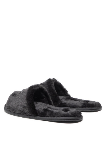 Calvin Klein Пантофи Slipper Sandal Fur HW0HW00634 Черен - Mera.bg