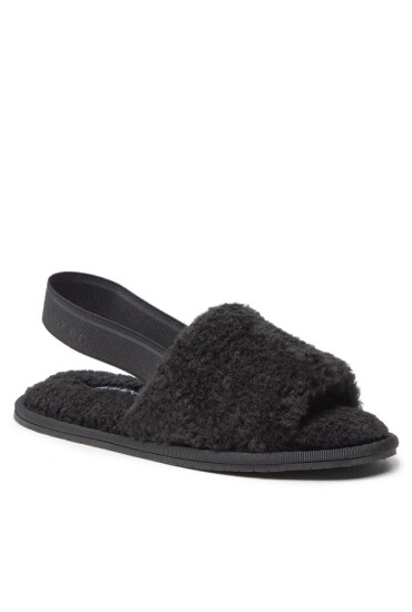 Calvin Klein Пантофи Slipper Slingback U He-Shearling HW0HW00836 Ck Black BAX - Mera.bg