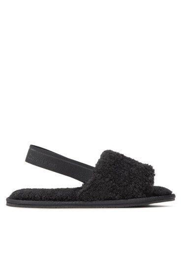 Calvin Klein Пантофи Slipper Slingback U He-Shearling HW0HW00836 Ck Black BAX - Mera.bg