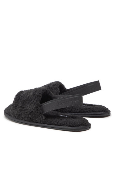 Calvin Klein Пантофи Slipper Slingback U He-Shearling HW0HW00836 Ck Black BAX - Mera.bg