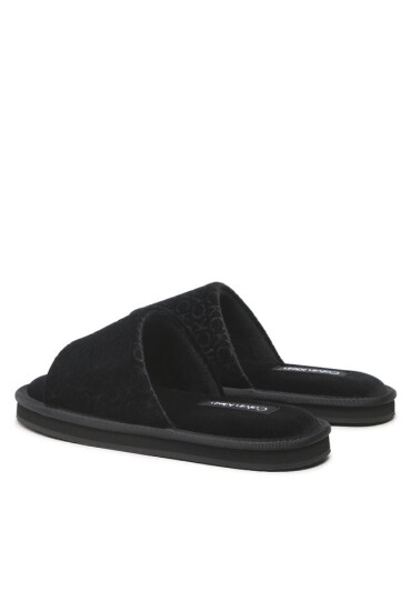 Calvin Klein Пантофи Slipper Flatform Sandal Vel HW0HW01540 Черен - Mera.bg