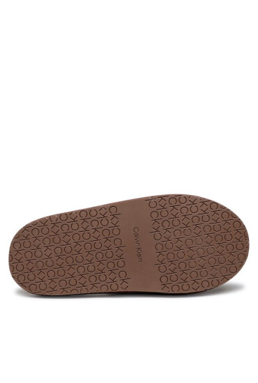 Calvin Klein Пантофи Slipper Flatform Sandal Vel HW0HW01540 Deep Taupe GNS - Mera.bg