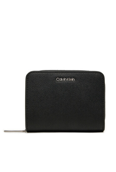 Calvin Klein Портфейл Ck Must Md Zip Around_Caviar K60K612831 Черен - Mera.bg