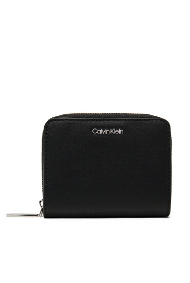 Calvin Klein Портфейл Ck Must Md Zip Around W/Flap LV04F1029G Черен - Mera.bg