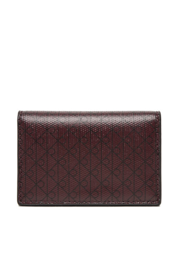 Calvin Klein Портфейл Emblem Aop Accordion Cardcase LV04F1083G Бордо - Mera.bg